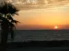 Local beach view