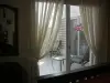 View onto balcony